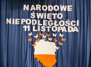 Dekoracja z okazji Święta Niepodległości