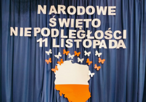 Dekoracja z okazji Święta Niepodległości