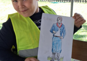 Uczniowie podczas wycieczki.