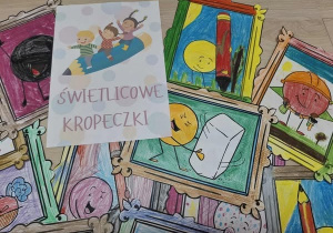 Prace świetlicowe z okazji dnia kropki