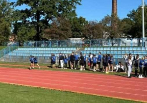 Uczniowie podczas zawodów