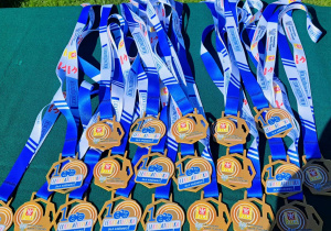 Medale zdobyte przez uczniów