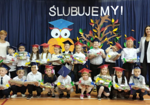 Uczniowie klasy pierwszej