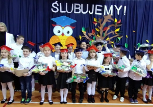 Uczniowie klasy pierwszej