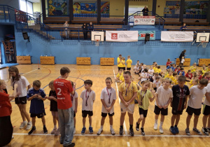 Uczniowie podczas zawodów