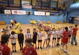 Uczniowie podczas zawodów