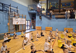 Uczniowie podczas zawodów