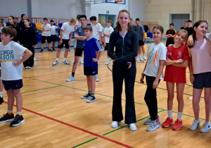 Uczniowie podczas zajęć