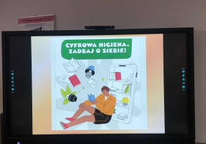 Plakat projektu "Cyfrowa higiena"