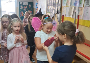 Uczniowie podczas Andrzejek