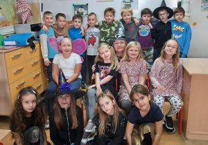Uczniowie podczas Andrzejek