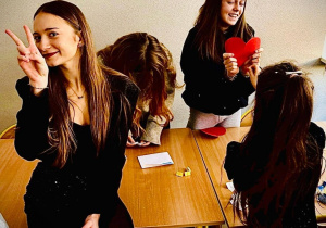 Uczniowie podczas Andrzejek