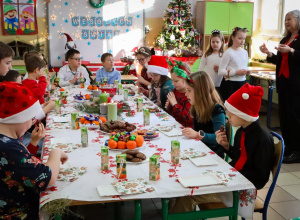 Spotkanie wigilijne klasy trzeciej