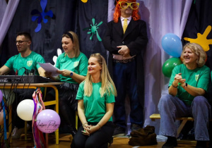 Nauczyciele podczas części artystycznej