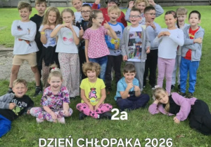 Uczniowie podczas Dnia Chłopca.