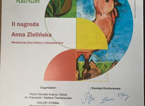 Dyplom Ani Zielińskiej